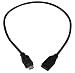YCS Basics 1 foot USB Micro male to Micro female OTG adapter cable