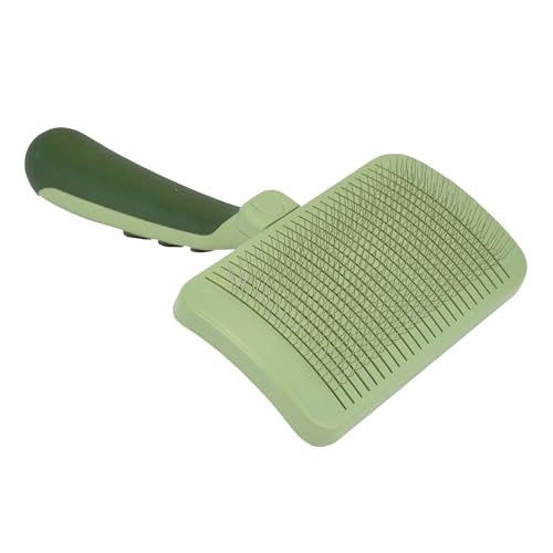 Coastal Pet Safari Dog Self-Cleaning Slicker Brush - Dog Deshedding Brush - Prevents Mats and Tangled Hair - For Dogs with Short or Long Hair - Medium - 4.25' x 4.06'