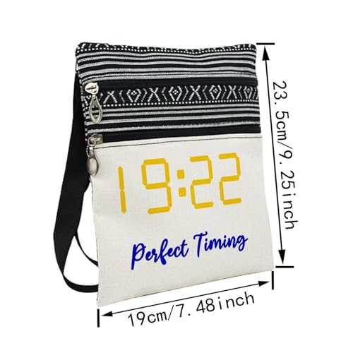 Perfect Timing 1922 Messenger Bag Small Ethnic Pattern Printed Adjustable Strap Crossbody Zipper Bag Sorority SGRHO Phone Bag Wallet Cute Shoulder Handbag for Women2