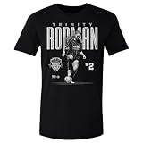 500 LEVEL Trinity Rodman Washington Spirit Bitmap Shirt (Black, Small)