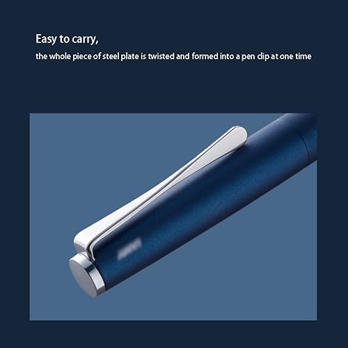 Miniatura 3 de Pluma estilográfica de metal de alta calidad con punta de acero inoxidable y mango ergonómico, impresionantes bolígrafos de lujo en caja de regalo