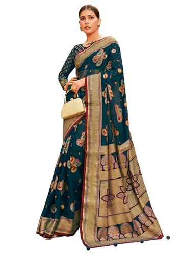 Sari indien en georgette vêtement traditionnel femme avec vernis brillant style 12064