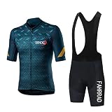 Conjunto de Ropa de Ciclista, Size : Large)