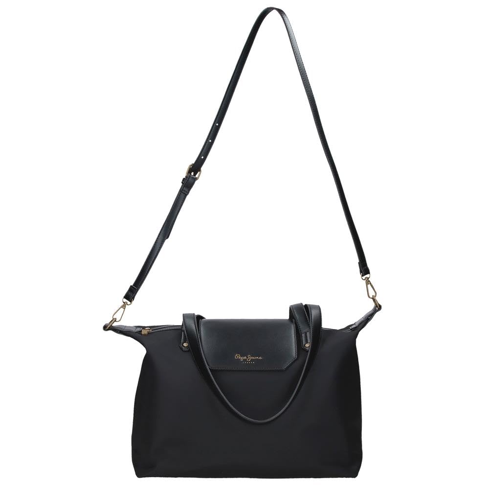 Pepe Jeans Leire 15.6'' Tote Bag Made of Polyester and PU, 10.5L, by Joumma Bags.'