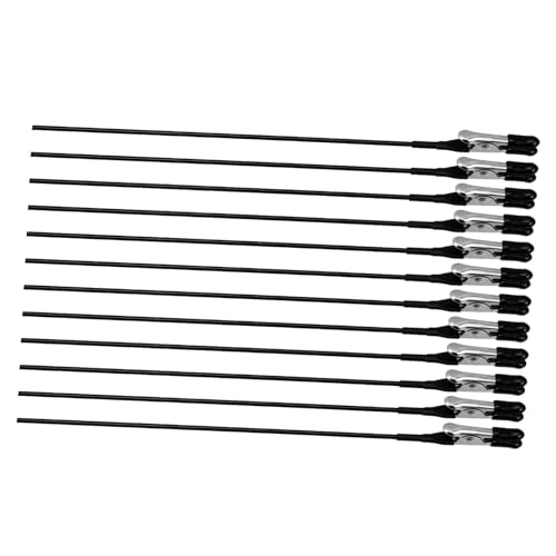 HOMSFOU 12Pcs Alligator Clips for Crafts Airbrush Painting Fixing Clips for DIY Projects and Model Painting Activities