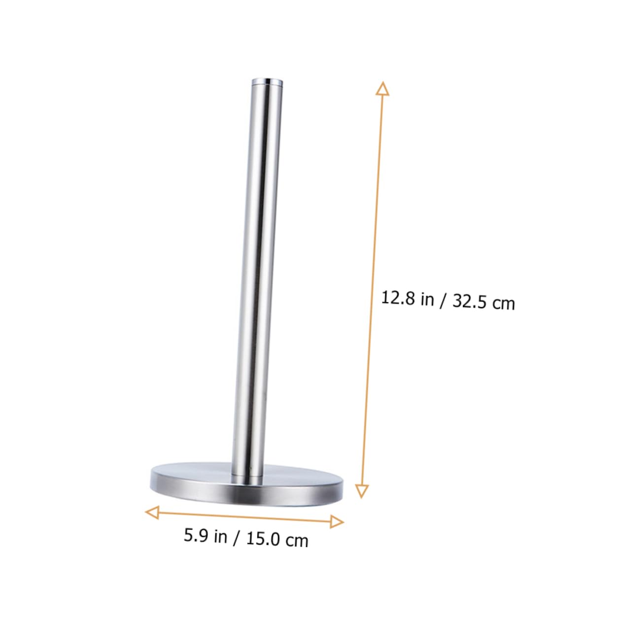 VICASKY 1pezzi Porta Rotolo Verticale in Acciaio Inossidabile per Cucina Supporto per Carta da Cucina Resistente