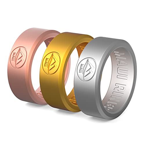 M MAUI RINGS Anello da uomo in silicone, anello di...