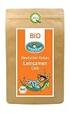 Bio goldene Leinsamen 2,5kg - ganze Körner - goldgelbe Leinsaat aus deutschem Anbau - PEPPERMINTMAN