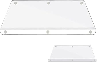 Acrylic Clear Glass Non Slip Cutting Board Plasticwith Counter Lip for Kitchen Countertop, Cutting Boards Transparent Cutting Board with Lip Countertop Protector for Kitchen Meat Veggies Fruits