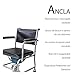 Mobiclinic, Ancla, Silla de WC con Ruedas, Silla de Inodoro para minusválidos,...