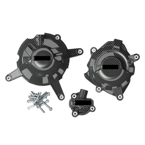 Kit protection couvercle moteur MT03 2016-2022 en look carbone