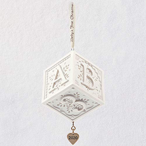 Hallmark Keepsake 2020 Year Dated Ornament, Baby's First Chr