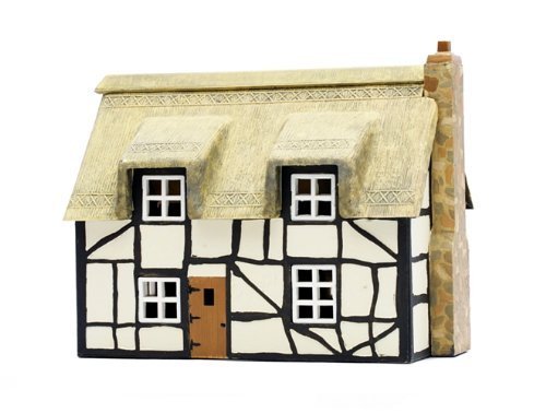 Dapol Model Railway Thatched Cottage Plastic Kit - OO Scale 1/76