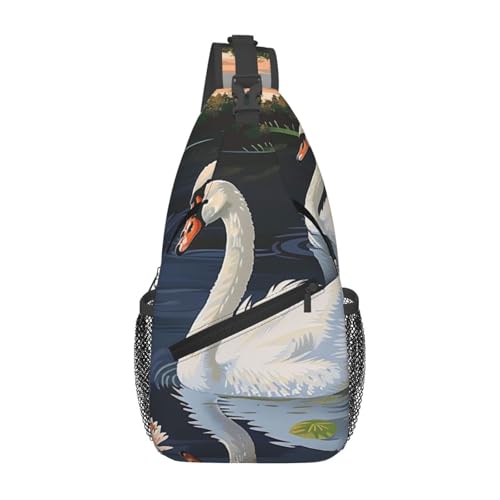 Sac léger pour l'école et les voyages - Finis les sacs lourds avec cette poche poitrine cygnes