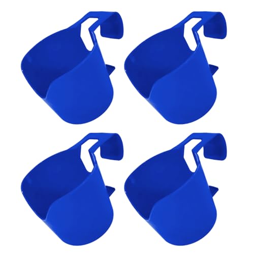 Portavasos para Piscina | Juego de 4 Piezas para Organizar Vasos Junto a la Piscina - Organizador Antivuelco para Accesorios De Verano En El Bordillo para Teléfono Botella Llave Juguete Natación