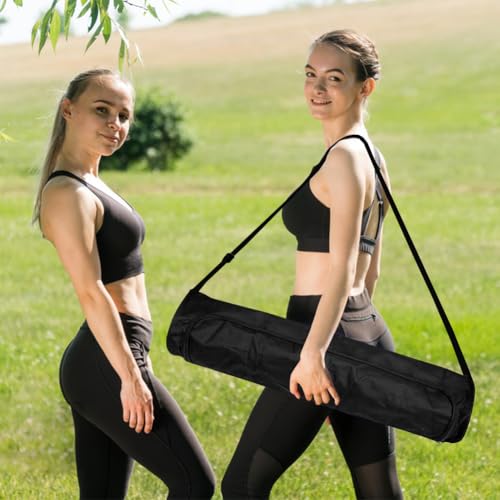 Vornetil Yoga Mat Bag, Full-Zipper Yoga Mat Carrier with Adjustable Strap, Waterproof Stylish & Functional Fitness Mats Holder for Class Travel, Exercise Storage Carrier Bag for Women & Men - Thumbnail 7