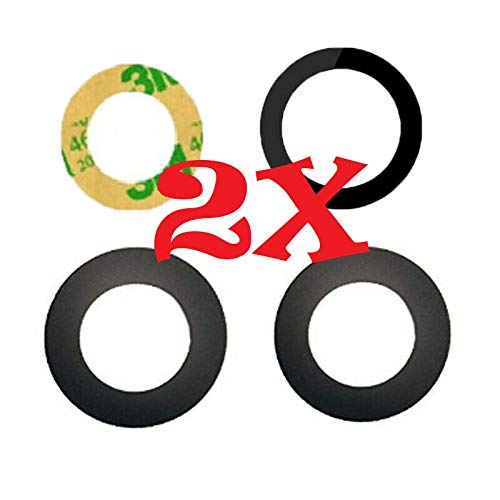 ePartSolution_ Lot of 2 Rear Main Back Camera Lens Glass Cover + Adhesive for iPhone 11 Pro Max Replacement Part (2pcs) USA