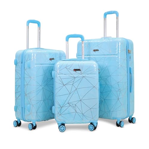 Image of Spider 2.O Trolley bags Set of 3 | Expandable Travel Luggage Suitcase | Large Polycarbonate Hardshell, Lightweight Expandable, 360 Rotatable Wheels, TSA Type Lock