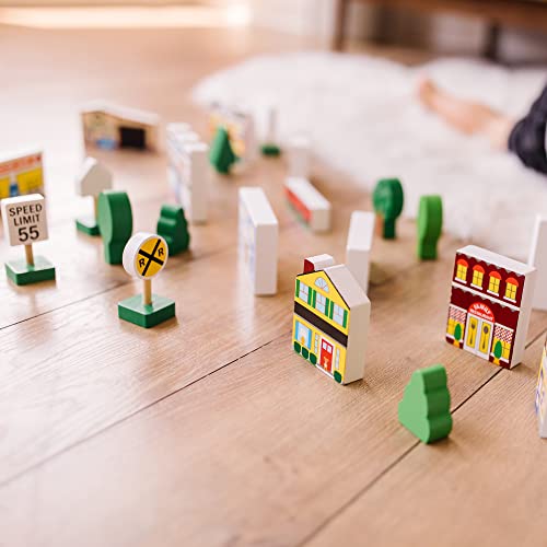 Melissa & Doug (Ffp) - Pretend Play Wooden Town Play Set For Kids With Storage #TOP7