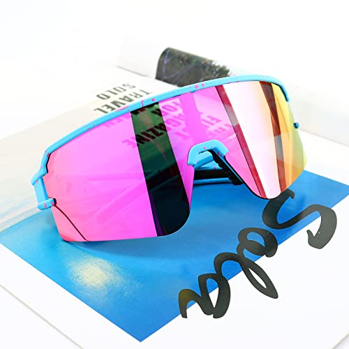 FMY Polarized Cycling Glasses Sports Sunglasses,UV400 Protection Eyewear Baseball Running Fishing for Men Women Youth - Thumbnail 5