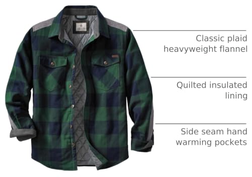 Image of Legendary Whitetails Men's Woodsman Quilted Shirt Jacket