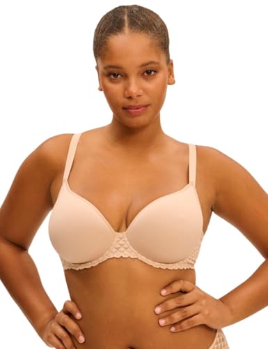 Soutien-gorge plongeant 3D rose taille 36 lingerie invisible decollete v