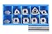Accusize Industrial Tools 2 Pc of Each Kind of Carbide Inserts for 3988-0001, for Cutting Aluminum, 10 Pc, 3988-0001INSERTS