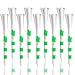 Golf Tees Plastic 3 1/4 2 3/4 inch Unbreakable 20 50 100 Pack, Bulk Long Stronger Upgrade More Durable Stable Reduce Friction Side Spin Tee Pink Pouple Gift for Men Women (Green, 20Pcs 2 3/4 inch)
