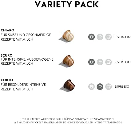 Creations Nespresso Barista - Trio - Eclair waniliowy, krem palony, trufla kakao - dawniej wariacje wanilio, Caramelito, Ciocattino (30 kapsułek)