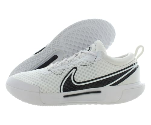Nike ZooCourt Pro Hc Mens Shoes Size 14, Color: White/Black/University Blue-White