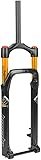 Mountainbike-Federgabel, 12,7 cm Reifenkompatibilität, 100 mm Reise, 3,8 cm gerades Rohr, Luftgabel mit Steckachse, manuelle Verriegelung
