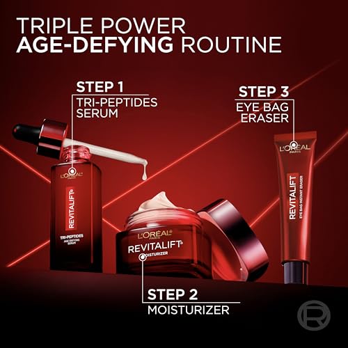 L'Oreal Paris Revitalift Triple Power Eye Bag Instant Eraser .5 Oz + Sample | Eye Tightener Treatment to Firm Bags, Treats Wrinkles, Crow’s Feet, Puffiness, Sagging & Crepey Skin - image 8