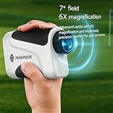 PeakPulse 6pro Rangefinder Golf 656 Yards Rangefinder with Slope Compensation On/Off, Flag-Lock, 6X Magnification,Vibration,Distance Measurement,The Most Suitable Gift for golfers - Image 5