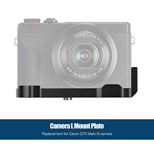 Placa de montaje L Canon G7X Mark III accesorios - Fernando Cortés Placa de montaje L Canon G7X Mark III accesorios - Fernando Cortés