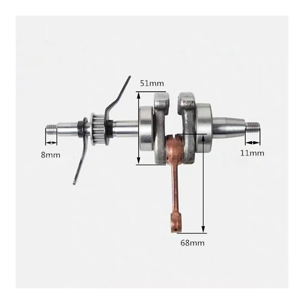 Cigüeñal GX35 Compatible con Motor de cortacésped de 4 Tiempos GX35 de 35 CC