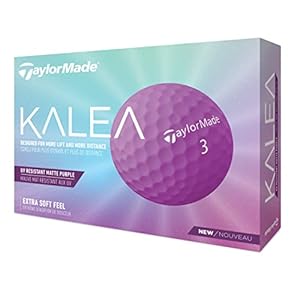 TaylorMade Kalea – Balón de Golf para Mujer, Color Morado, Talla única
