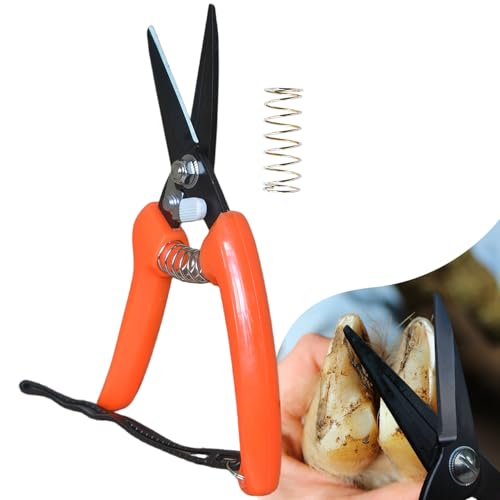 LANHE TACTICAL Goat Hoof Trimmers Serrated-Blade Hoof Trimmers for Goat, Sheep, Alpaca, Multiuse Trimming Shear with Non-Slip Handle, Livestock Hoof Care Tool for Goat Supplies