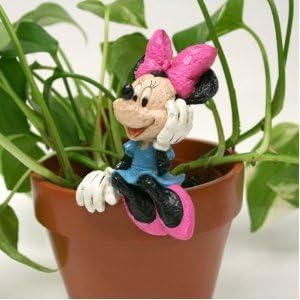 Minnie Mouse Garden Pot Sitter Figurine