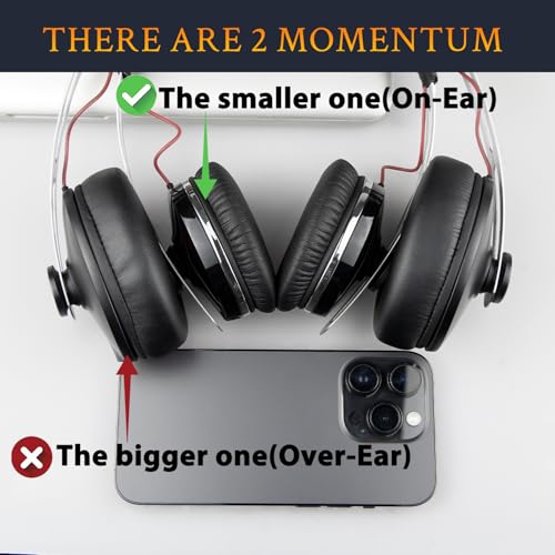 SOULWIT Earpads for Sennheiser Momentum (1/2/HD1) On-Ear Headphones - PL Black by SOULWIT - Used condition - Image 3