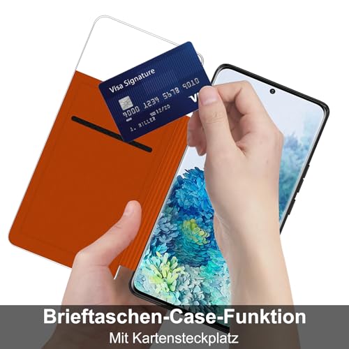 Étui Samsung Galaxy S20 FE antichoc orange pour éviter les rayures d'écran 6,5"