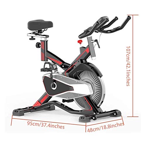 Image of Household Bicycle Indoor Sports Aerobic Training Exercise Bikes for Lose with Low-Noise Belt Drive