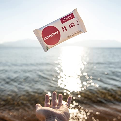 Jonesbar Usda Organic Fruit & Nut Bar, Non-Gmo, Kosher, Vegan, Gluten Free, Simple Snack Bar (Peanut Butter And Jelly, 12 Count (Pack Of 1)) #TOP7