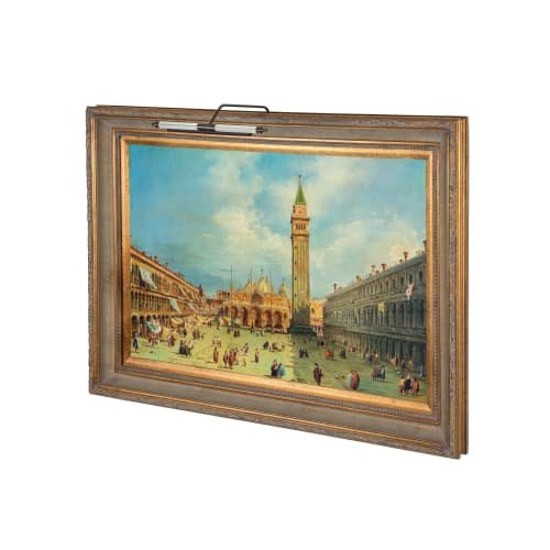 Situ Lighting: Plug-in Classic Series - Remote Controlled LED Art and Picture Light USA Made (Mahogany w/Brass Cap)