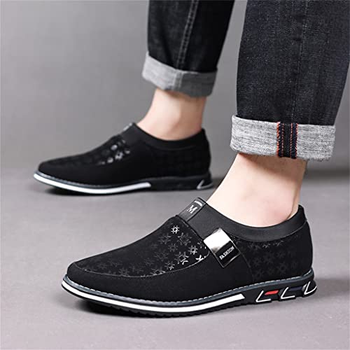 Veslexth Mens Casual Shoes Business Silp-on Fashion Leather Loafers Comfort Walking Driving Luxury for Male Work Office Dress Outdoor Breathable Sneakers 5