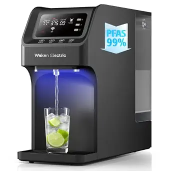 Waken Electric UV Countertop RO Water Filter System, Black