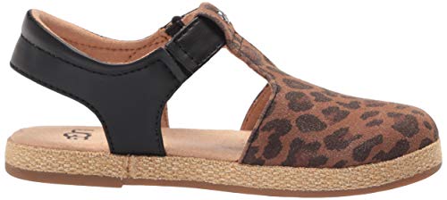 Ugg Girls T Emmery Leopard Flat Sandal, Tan, 8 Toddler #TOP5