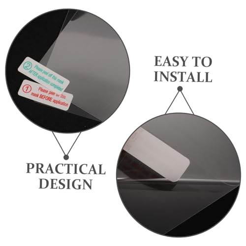 OUNONA 10pcs Car Etc Static Stickers Easy to Install Double-Sided Adhesive for Windshield Accessory for Electronic Toll Collection System