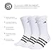adidas Unisex Adaptive Crew Socks with Accessible Features (3 Pairs)