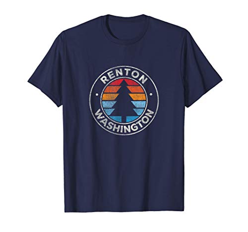Renton Washington WA Vintage Graphic Retro 70s T-Shirt