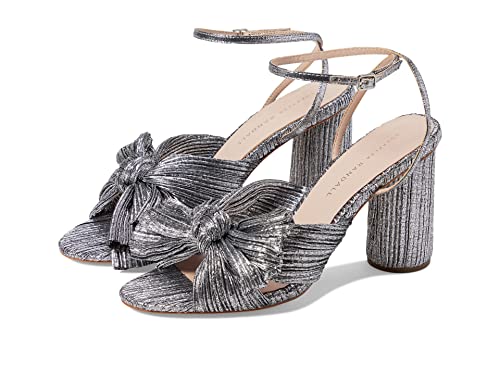 Image of Loeffler Randall Women's Camellia Pleated Bow Heel with Ankle Strap